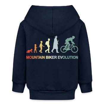 Mountainbiker Evolution - Baby Organic Kapuzenjacke Baby Connector von Stanley/Stella - Navy - Hinten