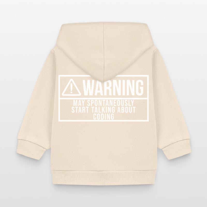 Coding Baby Organic Zip-up Hoodie by Stanley/Stella