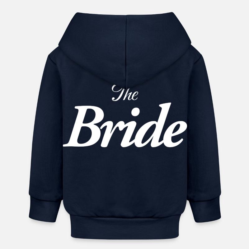 La Mariée - Veste à capuche bébé bio Stanley/Stella - bleu marine