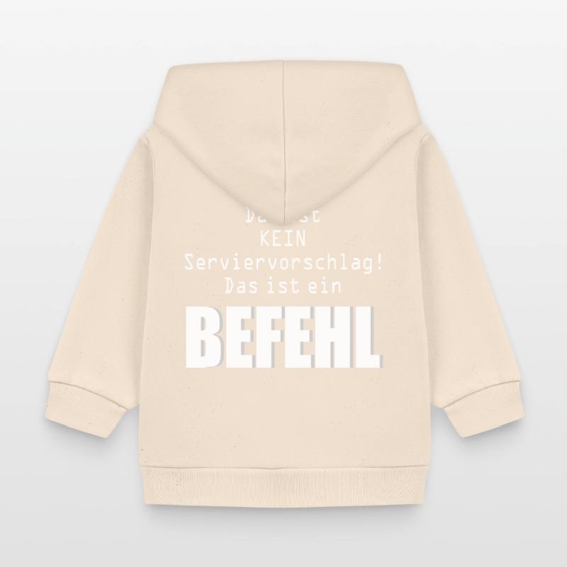 Befehl Humor Beruf oder Lehrerhumor Baby Organic Kapuzenjacke Baby Connector von Stanley/Stella