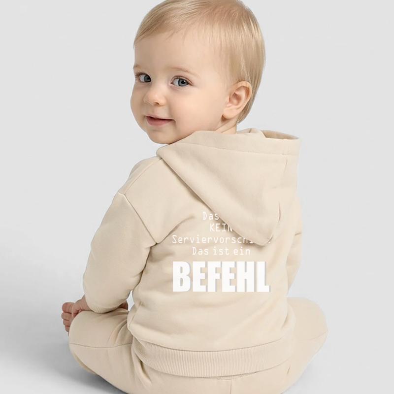 Befehl Humor Beruf oder Lehrerhumor Baby Organic Kapuzenjacke Baby Connector von Stanley/Stella