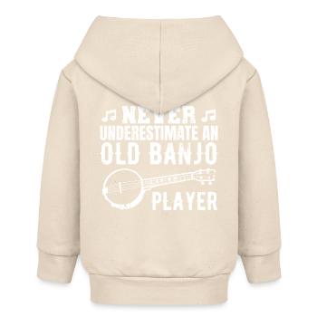 Banjo Großvater - Baby Organic Kapuzenjacke Baby Connector von Stanley/Stella - Natur - Hinten