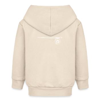canne à pêche - Veste à capuche bébé bio Stanley/Stella - écru doux - Dos