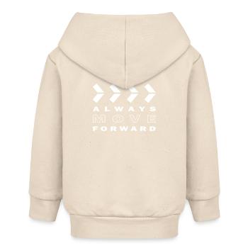 ALWAYS MOVE FORWARD - Baby Organic Kapuzenjacke Baby Connector von Stanley/Stella - Natur - Hinten