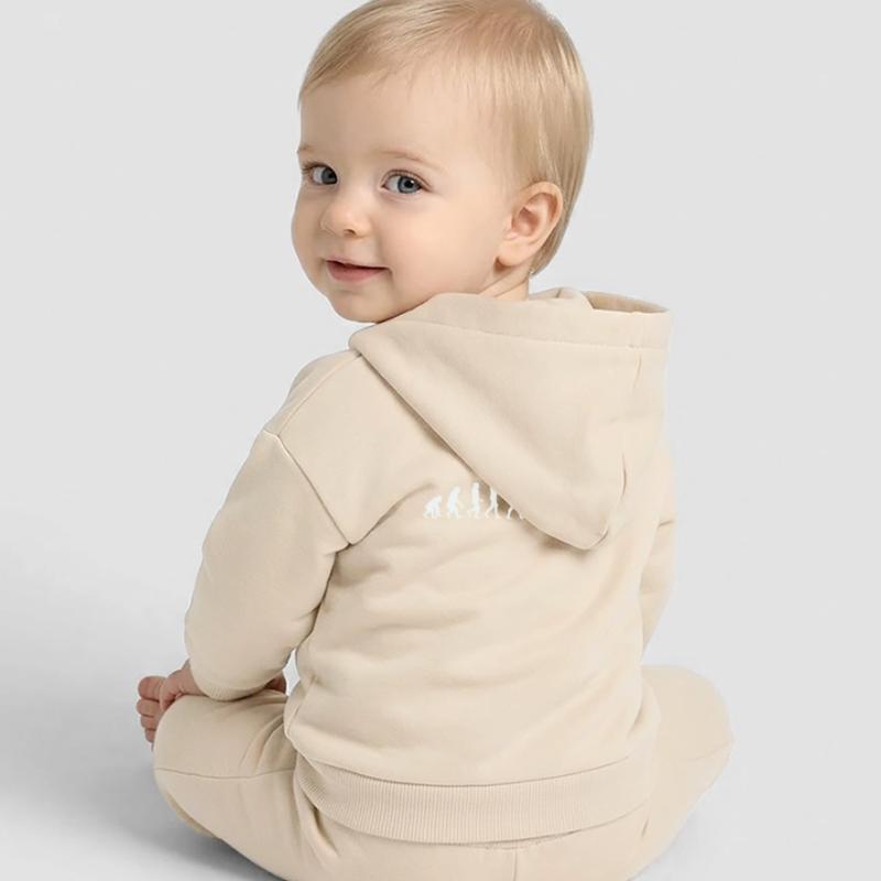Developer Evolution Computergeek Open Source Baby Organic Zip-up Hoodie by Stanley/Stella