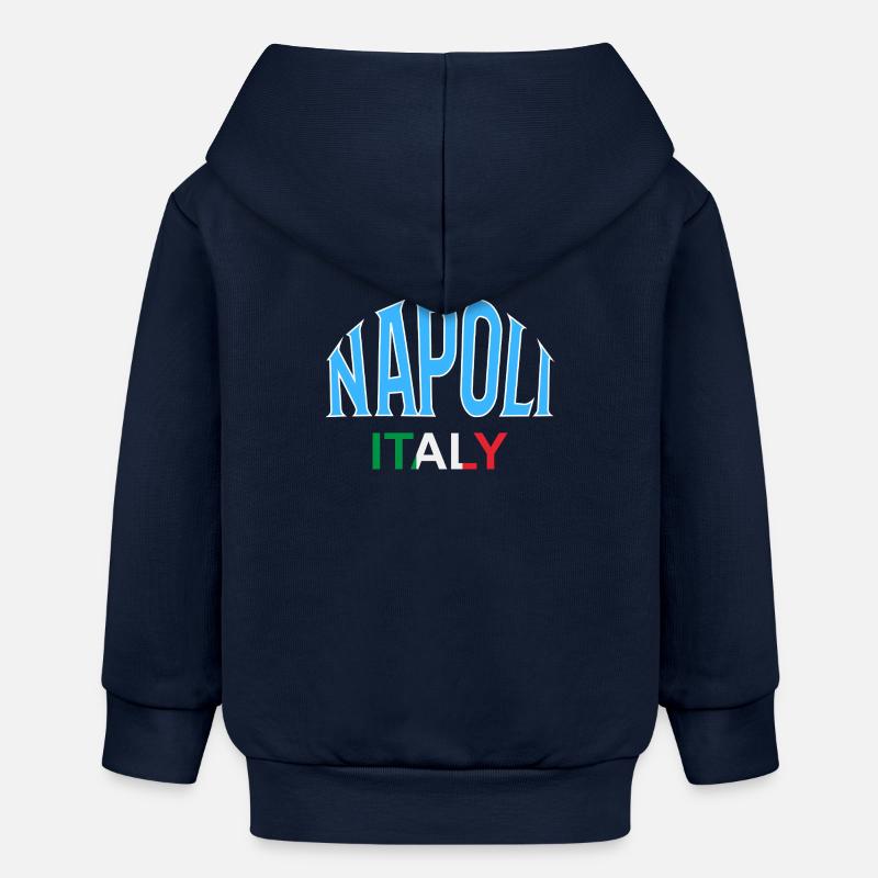 Napoli - Veste à capuche bébé bio Stanley/Stella - bleu marine