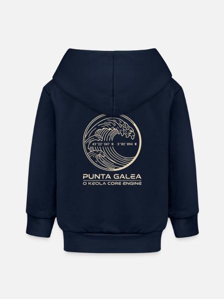Golden Wave Punta Galea - Baby Organic Kapuzenjacke Baby Connector von Stanley/Stella - Navy