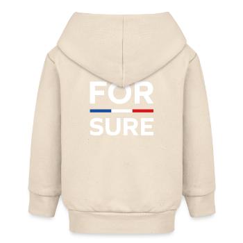macron Ganz sicher - Baby Organic Kapuzenjacke Baby Connector von Stanley/Stella - Natur - Hinten