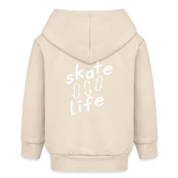skate - Baby Organic Kapuzenjacke Baby Connector von Stanley/Stella - Natur - Hinten