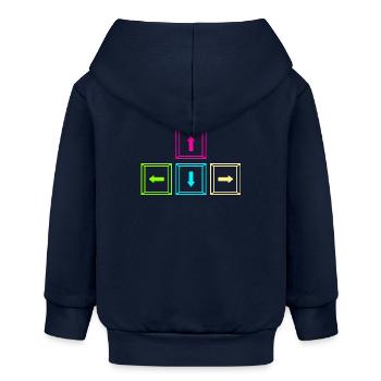Jeu vidéo Gamer Gaming - Veste à capuche bébé bio Stanley/Stella - bleu marine - Dos