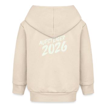 Aufsteiger 2026 Design - Baby Organic Kapuzenjacke Baby Connector von Stanley/Stella - Natur - Hinten