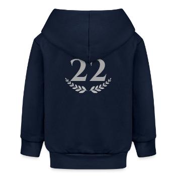 22 - Baby Organic Kapuzenjacke Baby Connector von Stanley/Stella - Navy - Hinten