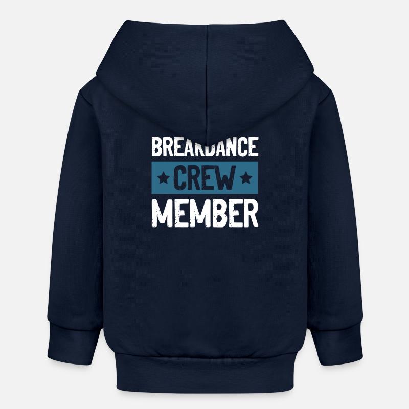 Équipe de breakdance - Veste à capuche bébé bio Stanley/Stella - bleu marine