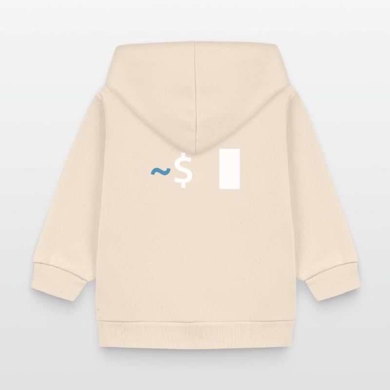 Commande Linux Shell Veste à capuche bébé bio Stanley/Stella
