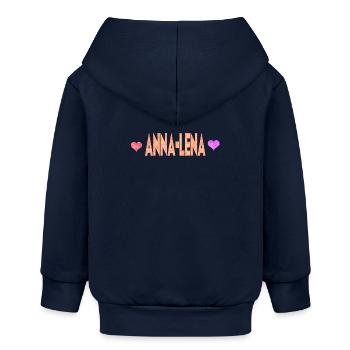 Anna-Lena - Baby Organic Kapuzenjacke Baby Connector von Stanley/Stella - Navy - Hinten