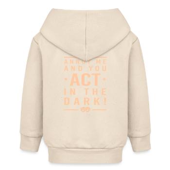 Stage Manager - Baby Organic Kapuzenjacke Baby Connector von Stanley/Stella - Natur - Hinten