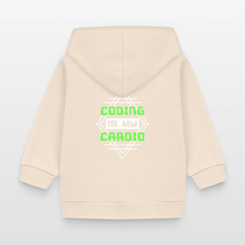 Developer Statement Code Skripting Webentwickler Baby Organic Kapuzenjacke Baby Connector von Stanley/Stella