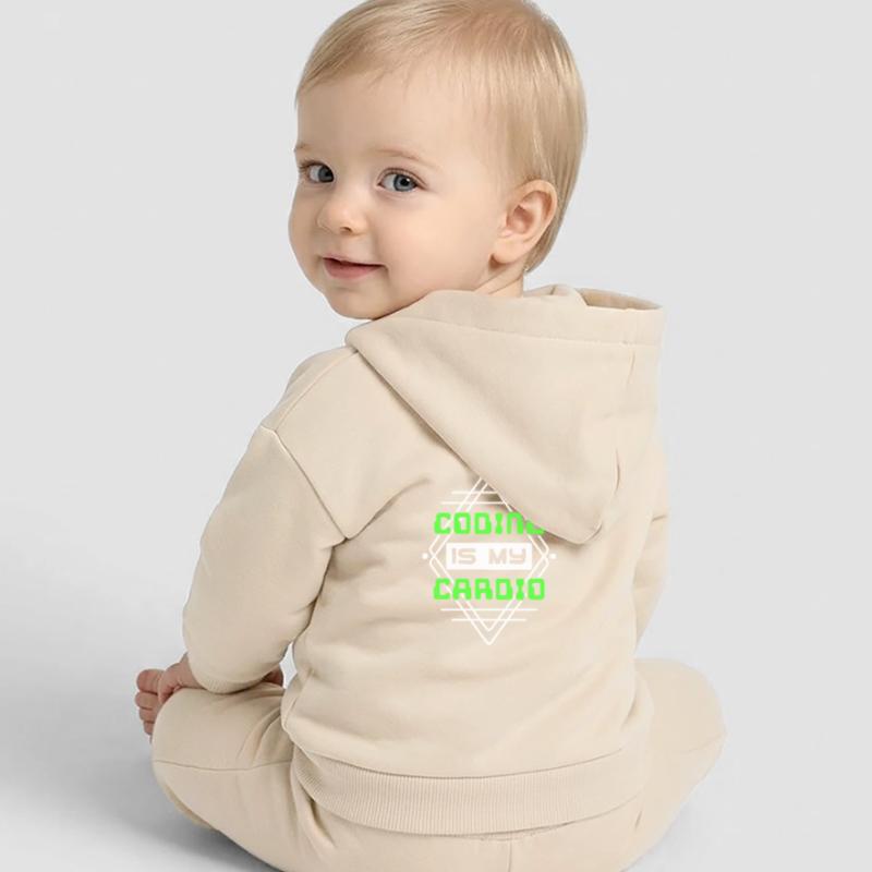 Developer Statement Code Skripting Webentwickler Baby Organic Kapuzenjacke Baby Connector von Stanley/Stella