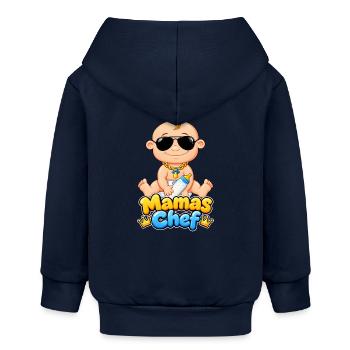 Mamas Chef  - Baby Organic Kapuzenjacke Baby Connector von Stanley/Stella - Navy - Hinten