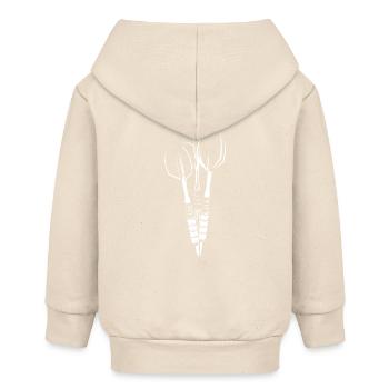 Darts Arrows Darts Symbol Logo icon Illustration - Baby Organic Zip-up Hoodie by Stanley/Stella - soft Ecru - Back