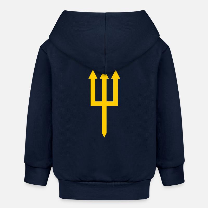 Trident - Veste à capuche bébé bio Stanley/Stella - bleu marine