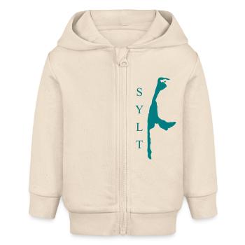 Sylt - Baby Organic Kapuzenjacke Baby Connector von Stanley/Stella - Natur - Vorne