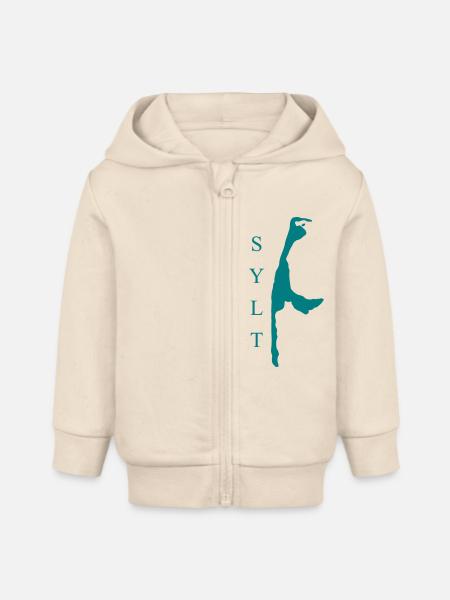 Sylt - Baby Organic Kapuzenjacke Baby Connector von Stanley/Stella - Natur
