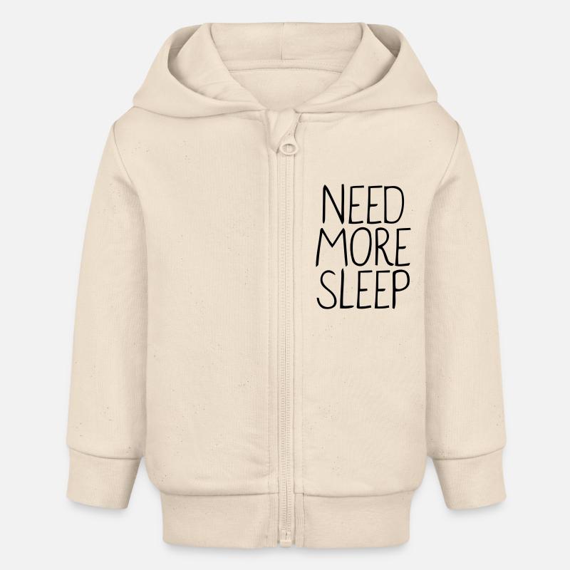 Sommeil - Veste à capuche bébé bio Stanley/Stella - écru doux