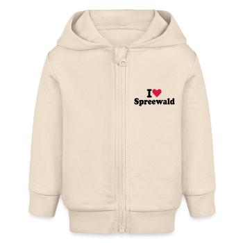 Spreewald - Baby Organic Kapuzenjacke Baby Connector von Stanley/Stella - Natur - Vorne