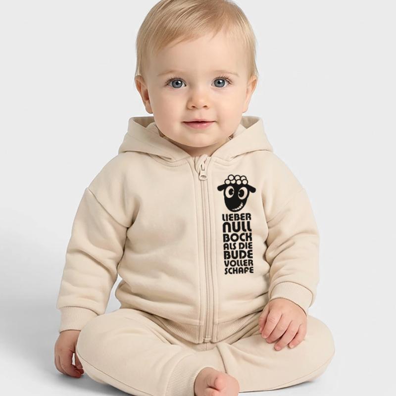 Null BockVersion 2 Baby Organic Kapuzenjacke Baby Connector von Stanley/Stella