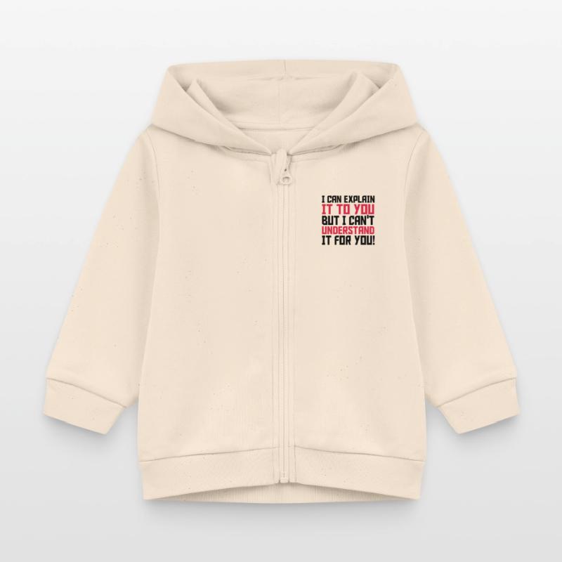 Explain Baby Organic Zip-up Hoodie by Stanley/Stella