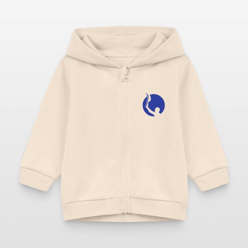 Basque pelota buffer 2 logo Baby Organic Zip-up Hoodie by Stanley/Stella
