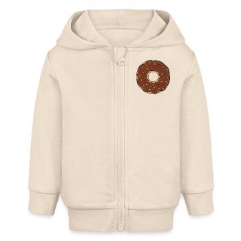 Donut - Baby Organic Kapuzenjacke Baby Connector von Stanley/Stella - Natur - Vorne