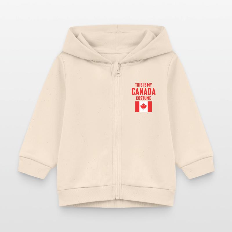 Das ist mein Kanada Kostüm Baby Organic Kapuzenjacke Baby Connector von Stanley/Stella