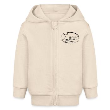 Lucas - Baby Organic Kapuzenjacke Baby Connector von Stanley/Stella - Natur - Vorne
