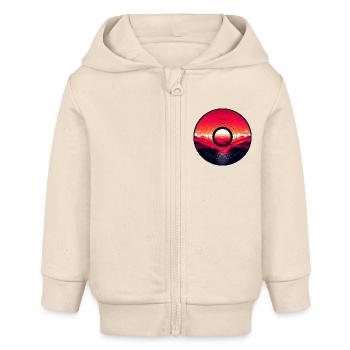 Vinyl Berg - Baby Organic Kapuzenjacke Baby Connector von Stanley/Stella - Natur - Vorne