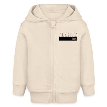 NICHTS los - Baby Organic Kapuzenjacke Baby Connector von Stanley/Stella - Natur - Vorne