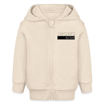 NICHTS zu tun - Baby Organic Kapuzenjacke Baby Connector von Stanley/Stella - Natur - Vorne