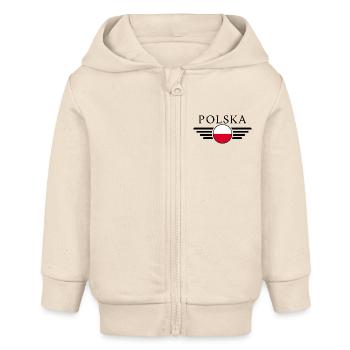 T-shirt de style polonais - Veste à capuche bébé bio Stanley/Stella - écru doux - Devant