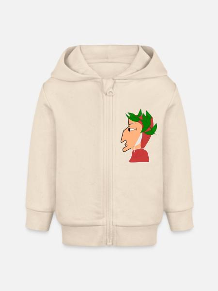 dante - Baby Organic Kapuzenjacke Baby Connector von Stanley/Stella - Natur