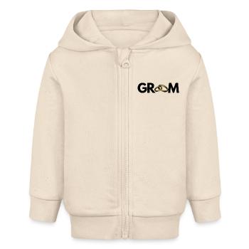 BRÄUTIGAM - Baby Organic Kapuzenjacke Baby Connector von Stanley/Stella - Natur - Vorne