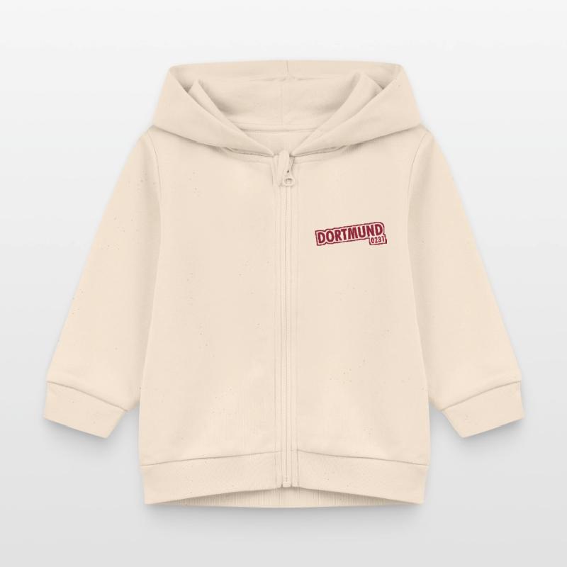 Dortmund - 0231 - Area Code Baby Organic Zip-up Hoodie by Stanley/Stella