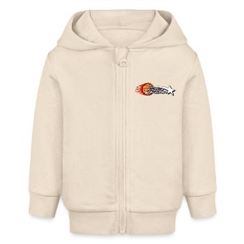Sports Wear - Baby Organic Kapuzenjacke Baby Connector von Stanley/Stella - Natur - Vorne