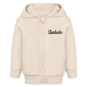 Cheerleader - Baby Organic Kapuzenjacke Baby Connector von Stanley/Stella - Natur - Vorne