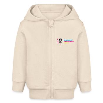 Farinet DIY Horizontal - Baby Organic Kapuzenjacke Baby Connector von Stanley/Stella - Natur - Vorne