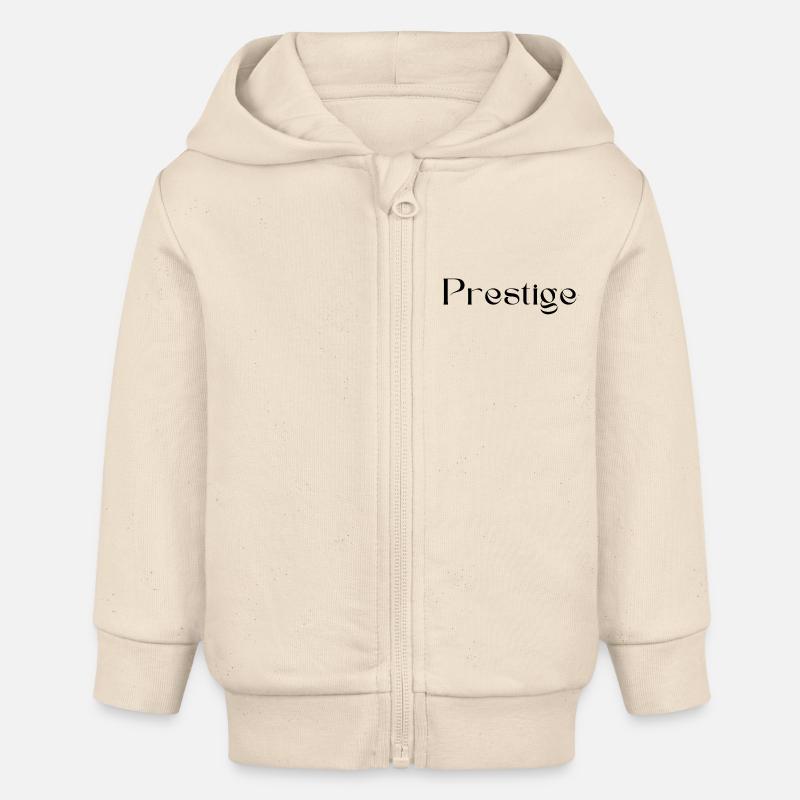 Prestige - Veste à capuche bébé bio Stanley/Stella - écru doux