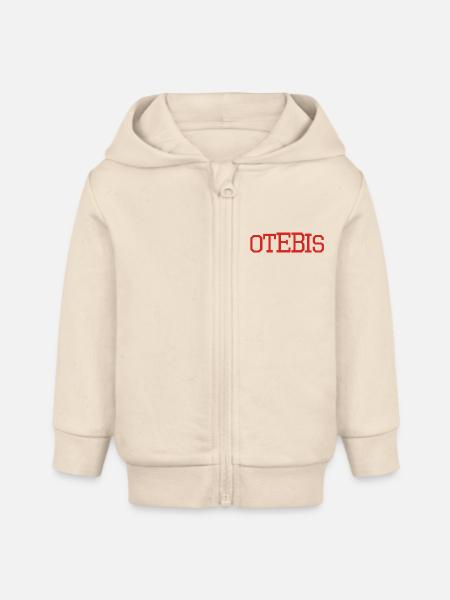 Otebis introvert russian Style - Baby Organic Kapuzenjacke Baby Connector von Stanley/Stella - Natur