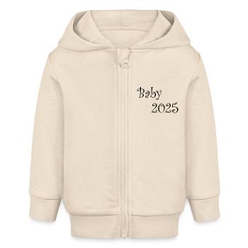 Bébé 2025 - Veste à capuche bébé bio Stanley/Stella - écru doux - Devant