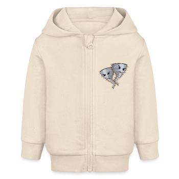 Tornado - Baby Organic Kapuzenjacke Baby Connector von Stanley/Stella - Natur - Vorne