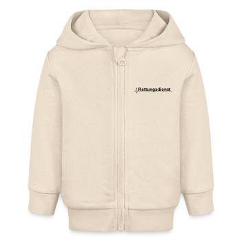 Rettungsdienst - EKG - Baby Organic Kapuzenjacke Baby Connector von Stanley/Stella - Natur - Vorne
